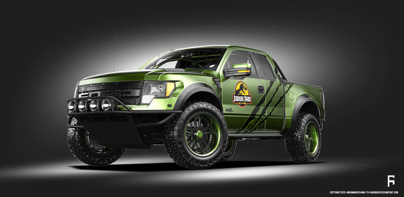 Illustration for article titled A List of All the Jurassic Park Liveried Vehicles I Could Find